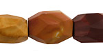 Mookaite Faceted Nugget 20-25x15-19mm