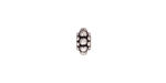 TierraCast Antique Silver (plated) Panten Rondelle 4x8mm