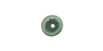 The BeadsNest Lampwork Glass Turquoise Saucer 4-5x14-16mm