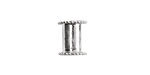 Nunn Design Sterling Silver (plated) Channel 13x11mm