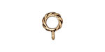 TierraCast Antique Gold (plated) .25 ID Twisted Bail 4x10mm