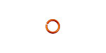 Orange Anodized Aluminum Jump Ring (Saw Cut) 6mm, 20 gauge (4.1mm inside diameter)