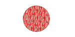 Lillypilly Red Reeds Anodized Aluminum Disc 19mm, 24 gauge