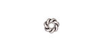 TierraCast Antique Silver (plated) Large Hole Twisted Heishi 2x7mm