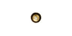 TierraCast Antique Gold (plated) Crown Bead Cap 4x7mm