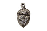 Green Girl Pewter Acorn Dangle 16x30mm