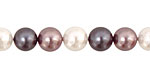 Winter Shell Pearl Mix Round 8mm