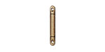 TierraCast Antique Brass (plated) 3/4" Bead Bar Link 2x19mm