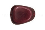 Tagua Nut Peony Banana Chip 22-29x16-22mm
