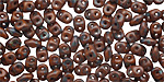 Umber Picasso SuperDuo 2x5mm Seed Bead
