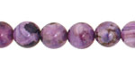 Purple Wave Agate Round 10mm