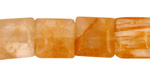 Yellow Hematoid Quartz Irregular Puff Square 14mm