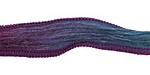 Proud as a Peacock Hand Dyed 100% Silk Ribbon 1/2"