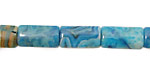 Larimar Blue Crazy Lace Thin Pillow 16x8mm