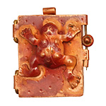 Patricia Healey Copper Frog Locket 39x44mm