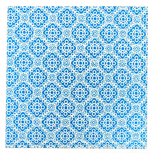 Lillypilly Turquoise Doily Anodized Aluminum Sheet 3"x3", 24 gauge
