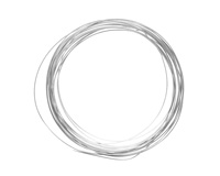 Soft Flex Non-Tarnish Silver Half Round Craft Wire 18 gauge, 4 yards