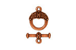 TierraCast Antique Copper (plated) Celtic Toggle Clasp 12x16mm