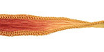Autumn Leaves Hand Dyed 100% Silk Ribbon 1/2"
