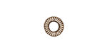 TierraCast Antique Silver (plated) Large Coiled Ring 2x10mm