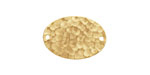 Brass Hammertone Flat Oval Link 22x15mm