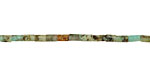 African Turquoise Tube 3-4x2.5mm