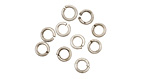 Antique Silver (plated) Round Jump Ring 4mm, 18 gauge