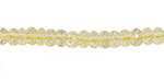 Lemon Quartz Faceted Rondelle 6mm