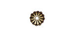 TierraCast Antique Brass (plated) Large Hole Joy 6x10mm
