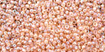 TOHO Transparent Rainbow Rosaline Round 11/0 Seed Bead