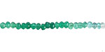 Green Onyx Faceted Rondelle 3-4mm