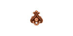 TierraCast Antique Copper (plated) Duchess Ear Post 9x11mm