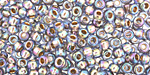 TOHO Rainbow Light Sapphire (with Gold Lining) Round 6/0 Seed Bead