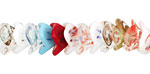 Czech Glass Cartoon 3 Petal Bellflower 9x11mm