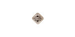 TierraCast Antique Silver (plated) Small Celtic Diamond 8mm