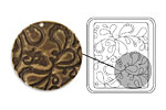 Vintaj DecoEtch Die Paisley Swirl 2 3/8" x 2 5/8"