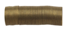 Memory Wire Antique Brass (plated) Ring .5 oz.