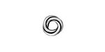 TierraCast Antique Silver (plated) Twisted Spacer 2x10mm