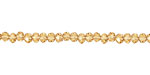 Light Topaz Crystal Faceted Rondelle 3mm