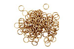 Artistic Wire Non-Tarnish Brass Chain Maille Jump Ring 4.37mm, 20 gauge