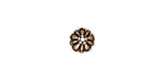 TierraCast Antique Silver (plated) Tiffany Bead Cap 8mm