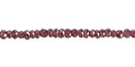 Mystic Garnet Faceted Rondelle 3-4mm