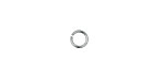Black Ice Anodized Aluminum Jump ring (Saw Cut) 6mm, 20 gauge (4.1mm inside diameter)
