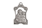 Nunn Design Antique Silver (plated) Tutor Medallion 16x28mm