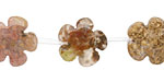 Autumn Agate Flower 15mm