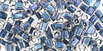 TOHO Rainbow Crystal (with Light Capri Lining) Cube 4mm Seed Bead