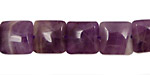 Dogtooth Amethyst Puff Square 12mm
