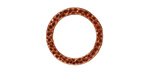 TierraCast Antique Copper (plated) Large Hammertone Ring 19mm
