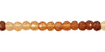 Hessonite Faceted Rondelle 3.5-4mm