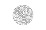 Lillypilly Silver Reeds Anodized Aluminum Disc 25mm, 22 gauge